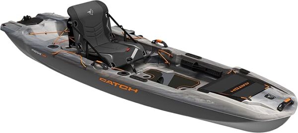 Pelican Catch Mode 110 Premium Angler Kayak - Fishing Kayak with Lawnchair - 10.5 ft